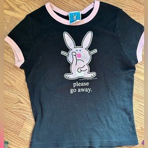 vintage happy bunny baby tee